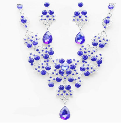 Butterfly Necklace Earrings Set