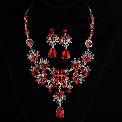 Butterfly Necklace Earrings Set