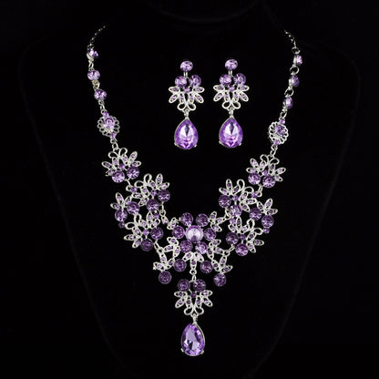 Butterfly Necklace Earrings Set
