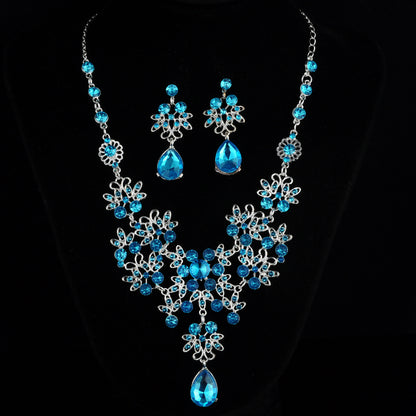 Butterfly Necklace Earrings Set