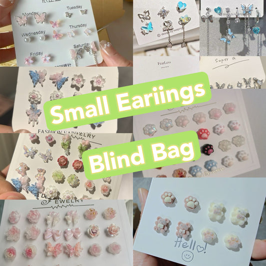 Small Earrings - Blind Bag（Pack on live )