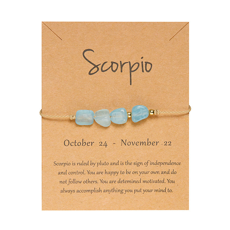 12-Zodiac Braided Bracelet