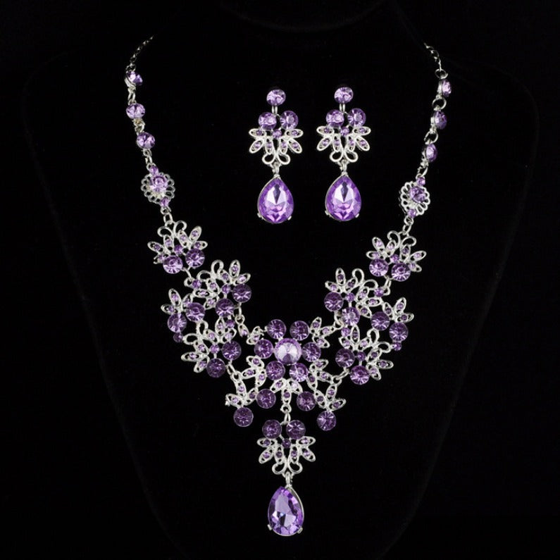 Butterfly Necklace Earrings Set